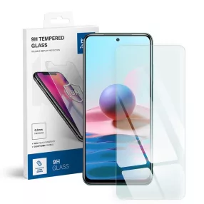   Xiaomi Redmi Note 10 / Note 10S / Poco M5s üvegfólia, tempered glass, előlapi, edzett, Bluestar
