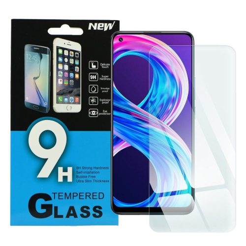 Realme 8 / 8 Pro üvegfólia, tempered glass, előlapi, edzett