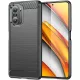 Xiaomi Mi 11i / Redmi K40 / K40 Pro / Poco F3 / F3 Pro szilikon tok, hátlaptok, telefon tok, karbon mintás, fekete, Carbon case