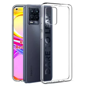   Realme 8 / 8 Pro szilikon tok, hátlaptok, telefon tok, vékony, átlátszó, 0.5mm