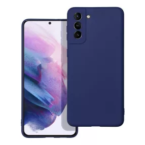   Samsung Galaxy S21 FE 5G szilikon tok, hátlaptok, telefon tok, matt, sötétkék, Soft