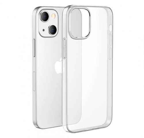 iPhone 13 szilikon tok, hátlaptok, telefon tok, vékony, átlátszó, 0.5mm