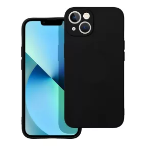   iPhone 13 Mini szilikon tok, hátlaptok, telefon tok, matt, fekete, Soft