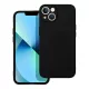 iPhone 13 szilikon tok, hátlaptok, telefon tok, matt, fekete, Soft