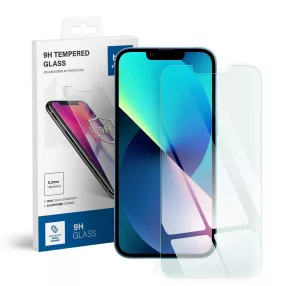   iPhone 13 / 13 Pro / 14 / 16e / 17e üvegfólia, tempered glass, előlapi, edzett, Bluestar