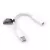 Adapter, átalakító,  audio, Jack, 3,5mm -> Type-C, fehér,