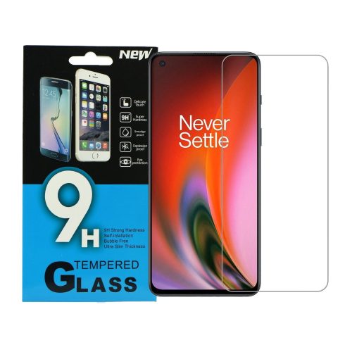 OnePlus Nord 2 5G üvegfólia, tempered glass, előlapi, edzett