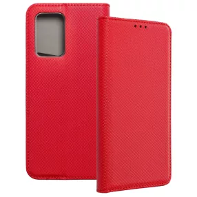   Xiaomi Redmi 10 / Redmi 10 2022 könyvtok, fliptok, telefon tok, mágneszáras, piros, Smart Case book