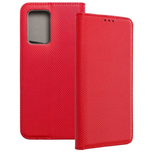 Xiaomi Redmi 10 / Redmi 10 2022 könyvtok, fliptok, telefon tok, mágneszáras, piros, Smart Case book