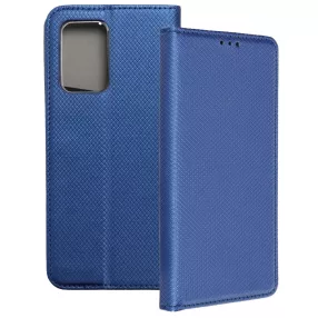   Xiaomi Redmi 10 / Redmi 10 2022 könyvtok, fliptok, telefon tok, bankkártyatartós, mágneszáras, mágneszáras, sötétkék, Smart Case book