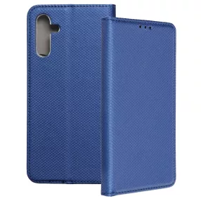   Samsung Galaxy A13 5G / A04s könyvtok, fliptok, telefon tok, bankkártyatartós, mágneszáras, sötétkék, Smart Case book