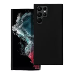   Samsung Galaxy S22 Ultra 5G szilikon tok, hátlaptok, telefon tok, matt, fekete, Soft