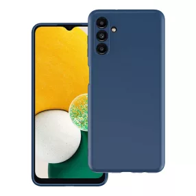  Samsung Galaxy A13 5G / A04s szilikon tok, hátlaptok, telefon tok, velúr belsővel, matt, kék, Silicone