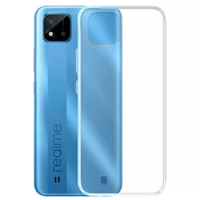   Realme C11 2021 / C20 szilikon tok, hátlaptok, telefon tok, vékony, átlátszó, 0.5mm