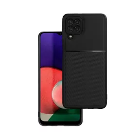   Samsung Galaxy A22 4G hátlap tok, telefon tok, stílusos, prémium, fekete, Noble Case