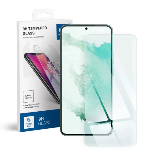 Samsung Galaxy S22 5G üvegfólia, tempered glass, előlapi, edzett, Bluestar