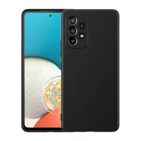   Samsung Galaxy A53 5G szilikon tok, hátlaptok, telefon tok, matt, fekete, Soft