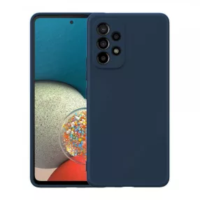   Samsung Galaxy A53 5G szilikon tok, hátlaptok, telefon tok, matt, sötétkék, Soft