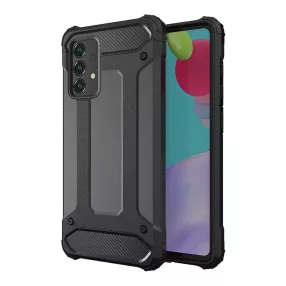   Samsung Galaxy A13 4G hátlap tok, telefon tok, ütésálló, fekete, Armor