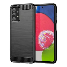   Samsung Galaxy A13 4G szilikon tok, hátlaptok, telefon tok, karbon mintás, fekete, Carbon case