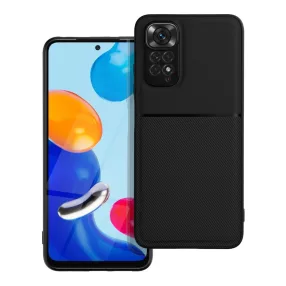   Xiaomi Redmi Note 11 Pro 4G / 5G (Globál) / Note 12 Pro 4G hátlap tok, telefon tok, stílusos, prémium, fekete, Noble Case