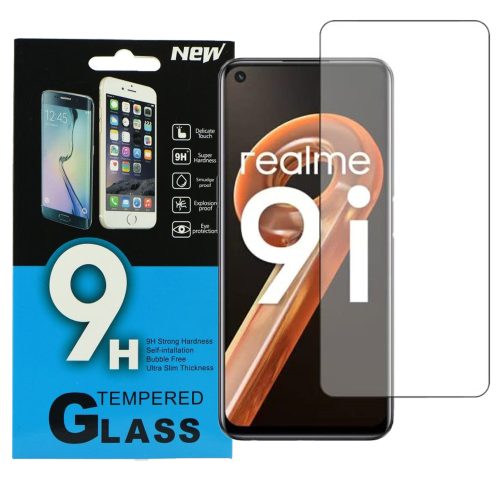 Realme 9i üvegfólia, tempered glass, előlapi, edzett