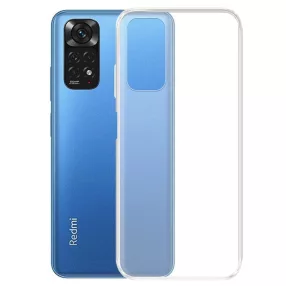   Xiaomi Redmi Note 11 / Note 11s szilikon tok, hátlaptok, telefon tok, vékony, átlátszó, 0.5mm
