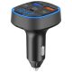 FM transmitter, bluetooth, USB port, QC 3.0, fekete, BC57