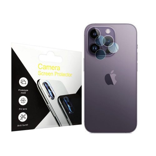 iPhone 14 Pro Max tempered glass, üvegfólia, edzett, lencsevédő, kamera védő