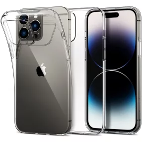   iPhone 14 Pro Max szilikon tok, hátlaptok, telefon tok, vékony, átlátszó, 0.5mm