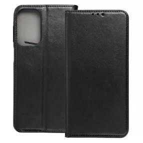   Samsung Galaxy A23 5G könyvtok, fliptok, telefon tok, bankkártyatartós, mágneszáras, fekete, Smart Magneto