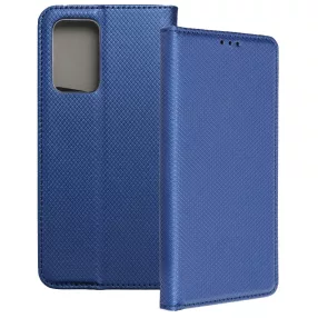   Samsung Galaxy A23 5G könyvtok, fliptok, telefon tok, bankkártyatartós, mágneszáras, sötétkék, Smart Case book