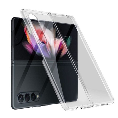 Samsung Galaxy Z Fold 4 5G hátlaptok, telefon tok, műanyag, átlátszó