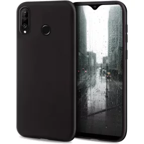   Huawei P30 Lite szilikon tok, telefon tok, hátlaptok, matt, fekete, Matt case