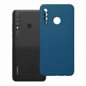   Huawei P30 Lite szilikon tok, telefon tok, hátlaptok, matt, kék, Matt case