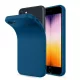 iPhone 7 / 8 / SE 2020 / SE 2022 szilikon tok, telefon tok, hátlaptok, matt, kék, Matt case