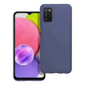   Samsung Galaxy A03s szilikon tok, telefon tok, hátlaptok, matt, kék, Matt case