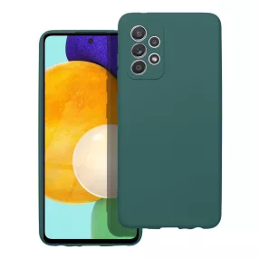   Samsung Galaxy A52 4G/5G / A52s 5G szilikon tok, telefon tok, hátlaptok, matt, zöld, Matt case