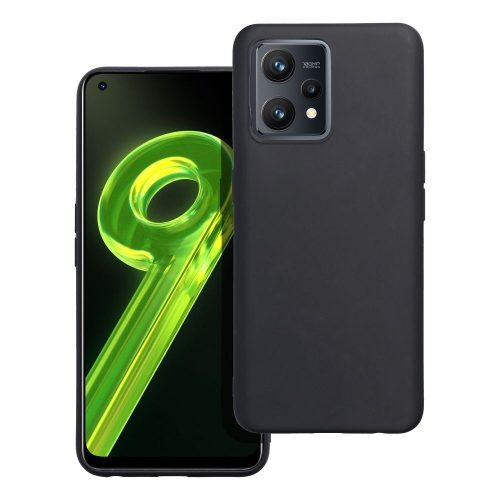 Realme 9 szilikon tok, telefon tok, hátlaptok, matt, fekete, Matt case