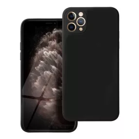   iPhone 11 Pro szilikon tok, telefon tok, hátlaptok, matt, fekete, Matt case