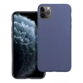   iPhone 11 Pro szilikon tok, telefon tok, hátlaptok, matt, kék, Matt case