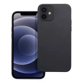   iPhone 12 / 12 Pro szilikon tok, telefon tok, hátlaptok, matt, fekete, Matt case