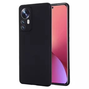   Xiaomi 12 5G / 12X 5G / 12S 5G szilikon tok, telefon tok, hátlaptok, matt, fekete, Matt case