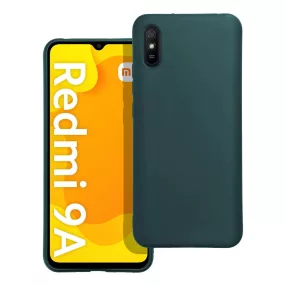   Xiaomi Redmi 9A / 9AT / 9i szilikon tok, telefon tok, hátlaptok, matt, zöld, Matt case