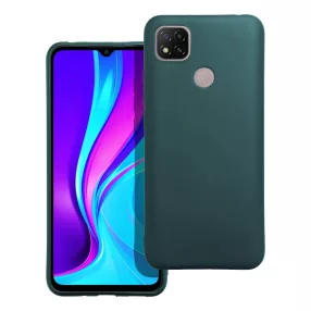   Xiaomi Redmi 9C szilikon tok, telefon tok, hátlaptok, matt, zöld, Matt case
