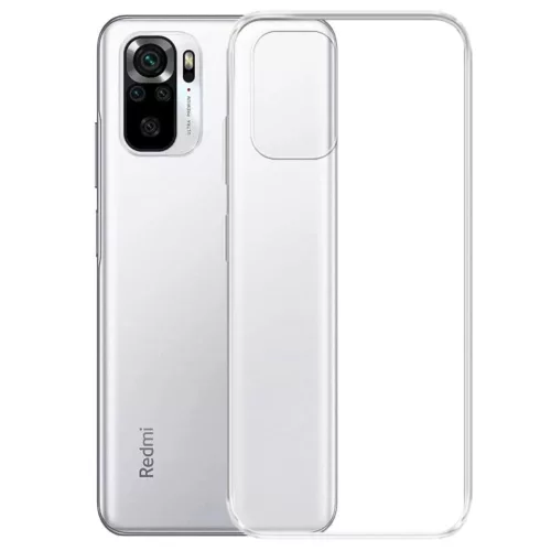 Xiaomi Redmi Note 10 / Note 10S szilikon tok, hátlaptok, telefon tok, vastag, átlátszó, 2mm, Clear Case