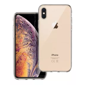   iPhone X / XS szilikon tok, hátlaptok, telefon tok, vastag, átlátszó, kamera védelemmel, 2mm, Clear