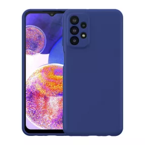   Samsung Galaxy A23 5G szilikon tok, hátlaptok, telefon tok, matt, sötétkék, Soft