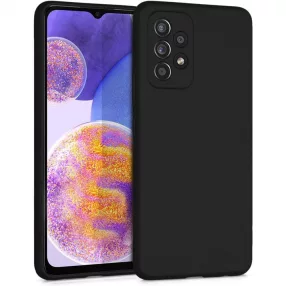  Samsung Galaxy A23 5G szilikon tok, hátlaptok, telefon tok, matt, fekete, Soft