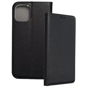   Xiaomi Redmi A1 / Redmi A2 könyvtok, fliptok, telefon tok, mágneszáras, fekete, Smart Case book